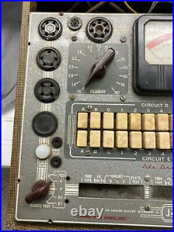 Vintage Jackson Radio Testing Equipment Tube Tester Model 648