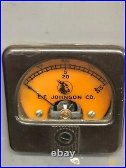 Vintage Johnson Viking Ranger Vintage Tube Ham Radio Transmitter