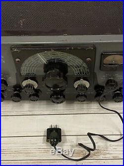 Vintage Johnson Viking Ranger Vintage Tube Ham Radio Transmitter Untested