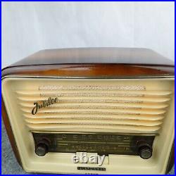 Vintage Jubilee Telefunken Tube Radio FM AM Table Top West Germany Works Nice