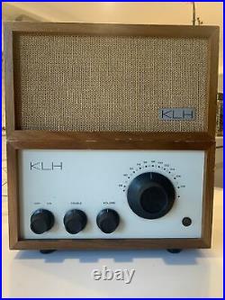 Vintage KLH Model EIGHT Tube Radio AND KLH Model 8 FM Receiver WORKS. READ