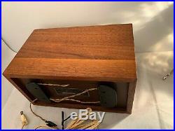 Vintage KLH Model Eight 8 FM Tube Radio & Matching speaker Nice Tested & working