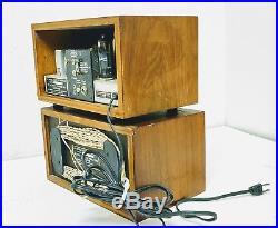 Vintage KLH Model Eight 8 FM Tube Radio Receiver MCM With Model 8 Loudspeaker