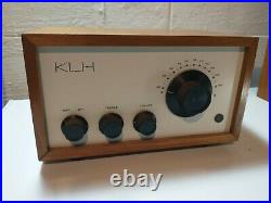 Vintage KLH Model Eight Tube Radio AND KLH Model Eight Speaker, Working