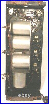 Vintage KOLSTER K-24 RADIO Untested RADIO CHASSIS # 22000 with 4 TUBES 3- 26's