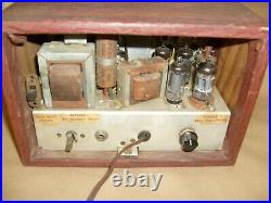 Vintage KUHN Electronics Tube Radio OHIO Police CB Fire AM FM 353B Project