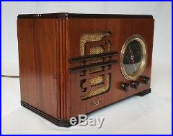 Vintage Kent (Clinton) AM/SW Tube Radio (1935) BEAUTIFUL & COMPLETELY RESTORED