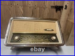 Vintage Korting Tube Radio AM FM SW LW Wood Case West Germany