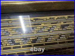 Vintage Korting Tube Radio AM FM SW LW Wood Case West Germany