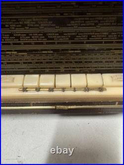 Vintage Korting Tube Radio AM FM SW LW Wood Case West Germany