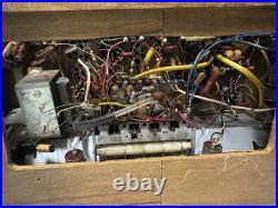 Vintage Korting Tube Radio AM FM SW LW Wood Case West Germany