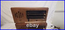 Vintage L6 Intercom Wooden Inter-communication Tube Radios Rca Victor