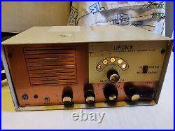 Vintage LINCOLN CB Vacuum tube Radio L2000A Crystal SEE VIDEO Power On