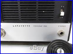 Vintage Lafayette Comstat 25B 23 Ch Vacuum Tube Crystal CB Radio Base Station