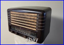 Vintage Large Philips Bakelite Tube Radio WORKS