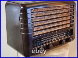 Vintage Large Philips Bakelite Tube Radio WORKS