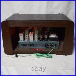 Vintage Large Tube Radio, Fully Restored & Functional, Antique Nostalgic Sound Vintage Large Tube Radio, Fully Restored & Functional, Antique Nostalgic Sound