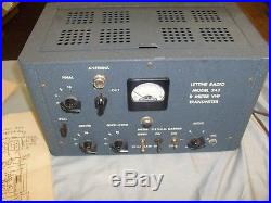 Vintage Lettine 242 Ham Radio 6 meter VHF Transmitter Base station 6V6 GT tube