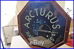Vintage Lighted Arcturus Radio Tube Animated Light Up Wall Sign 24