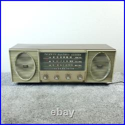 Vintage Lloyds TM-838 Radio High Fidelity AM SW MCM Woodgrain NO FM Stations