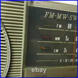 Vintage Lloyds TM-838 Radio High Fidelity AM SW MCM Woodgrain NO FM Stations