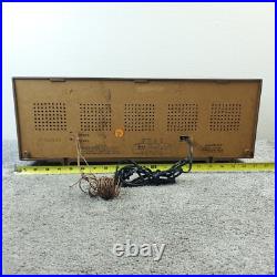 Vintage Lloyds TM-838 Radio High Fidelity AM SW MCM Woodgrain NO FM Stations
