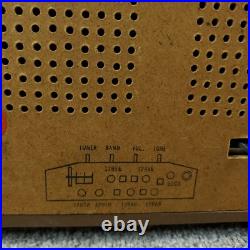 Vintage Lloyds TM-838 Radio High Fidelity AM SW MCM Woodgrain NO FM Stations