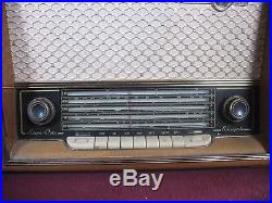 Vintage Loewe Opta 2054w AM/SW Tube Radio Rare German Model