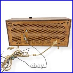 Vintage MCM Philco L799 Wood Clock Radio AM/FM 6-Tube Tested Working 1960s Vintage MCM Philco L799 Wood Clock Radio AM/FM 6-Tube Tested Working 1960s