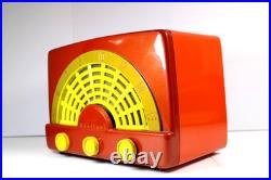 Vintage MID Century Antique Sentinel & Restored Muli Color Bakelite Radio, Plays Vintage MID Century Antique Sentinel & Restored Muli Color Bakelite Radio, Plays