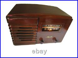 Vintage Majestic 1D59-L Wood Tabletop Tube Radio Working 1940s AM WORKING Vintage Majestic 1D59-L Wood Tabletop Tube Radio Working 1940s AM WORKING