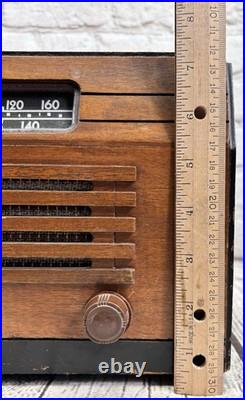 Vintage Majestic 5A430R Wood Tabletop Tube Radio Working 1940s AM Bench Tested