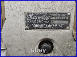 Vintage Majestic Cathedral Tube Radio Model 20 Vintage Majestic Cathedral Tube Radio Model 20