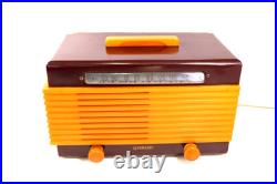Vintage Maroon Garod Antique MID Century Art Deco Old Catalin Bakelite Radio