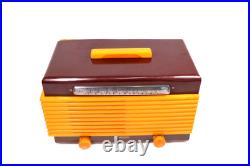 Vintage Maroon Garod Antique MID Century Art Deco Old Catalin Bakelite Radio