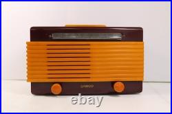 Vintage Maroon Garod Antique MID Century Art Deco Old Catalin Bakelite Radio