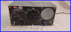 Vintage McMurdo Silver Company H. F. HF Receiver Model 800 5-Tube Radio, Tested