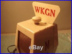 Vintage Microphone Radio Station Am Tube Radio Promotional Kansas City Serviced