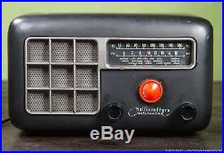 Vintage MidCentury HALLICRAFTERS Continental 5R3 Tabletop Tube Radio c1951 USA