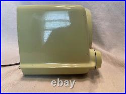 Vintage Mid-Century Crosley Radio Bullseye Model 11-105-U Avocado Green Color