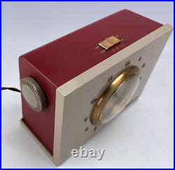 Vintage Midcentury 1952 RCA Victor 2C514 Mini Clock Radio Tubes Working