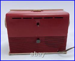 Vintage Midcentury 1952 RCA Victor 2C514 Mini Clock Radio Tubes Working