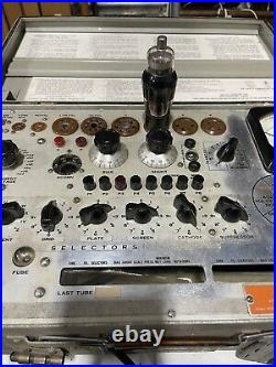Vintage Military TV-3B/U Navy Dept Radio Amplifier Tube Tester Checker