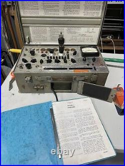 Vintage Military TV-3B/U Navy Dept Radio Amplifier Tube Tester Checker