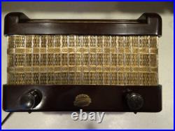 Vintage Minerva George K Garrett MCA 6 tube bakelite radio working condition