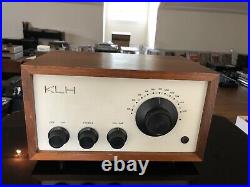 Vintage Mint KLH Model EIGHT 8 Tube AM/FM Radio Perfect Working Condition