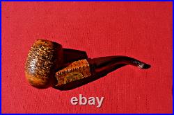 Vintage Missouri Meerschaum RADIO Diamond Shank Corn Cob Pipe Bent