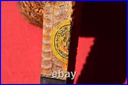 Vintage Missouri Meerschaum RADIO Diamond Shank Corn Cob Pipe Bent