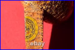 Vintage Missouri Meerschaum RADIO Diamond Shank Corn Cob Pipe Bent