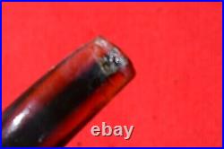 Vintage Missouri Meerschaum RADIO Diamond Shank Corn Cob Pipe Bent